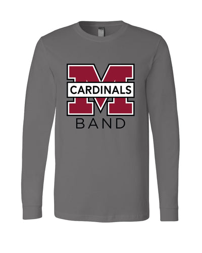 MHS Band - Bella + Canvas Long Sleeve Tee (3 color options!)