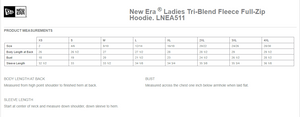 MFG - Women's New Era Fleece Full Zip Hoodie (2 color options!)