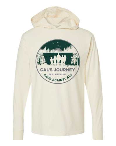Cal's Journey - Unisex Hooded Long Sleeve T-shirt (2 color options!)