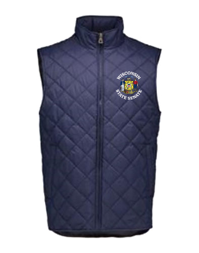 WI Senate - Vintage Diamond Quilted Vest