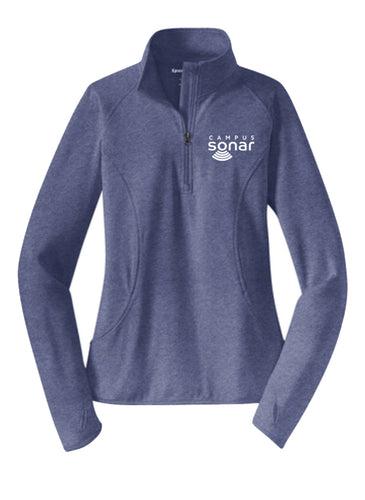 CS -  Sport Tek Ladies Stretch 1/2 Zip Pullover