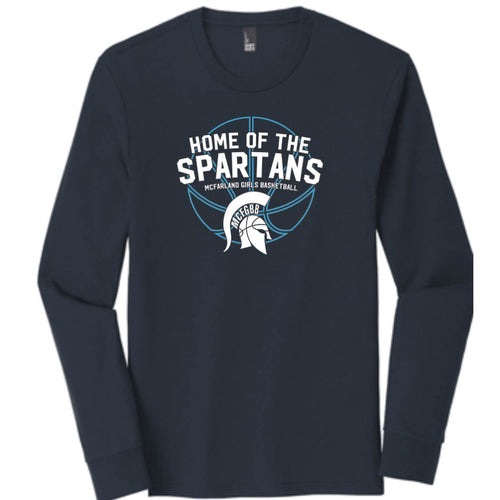 Home of the Spartans - Men's/Unisex District Long Sleeve T-Shirt