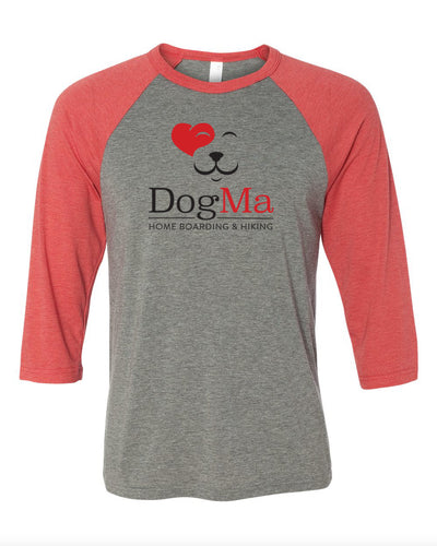 DogMa -- BELLA + CANVAS Unisex 3/4 Sleeve Baseball Tee