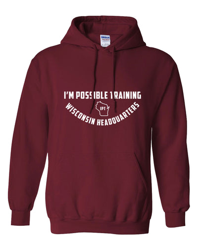 IPT - Gildan Hooded Sweatshirt (WI HQ Logo / 5 color options!)