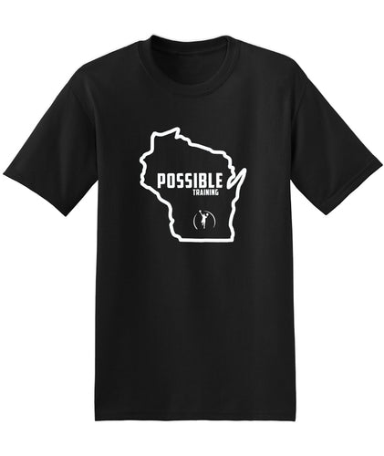 IPT - Hanes 50/50 T-shirt (WI State Full Logo / 2 color options!)