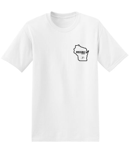 IPT - Hanes 50/50 T-shirt (WI State Small Logo / 2 color options!)