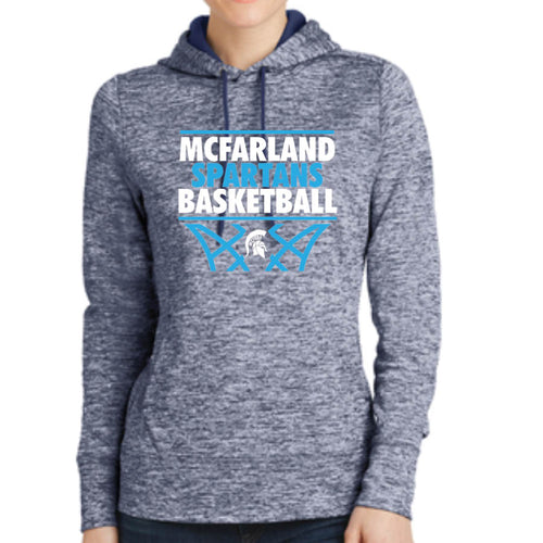 McF Girls Bball - Women's PosiCharge Fleece Hooded Pullover