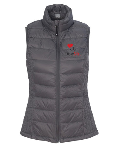 DogMa -- Women's Packable Down Vest (embroidered logo)