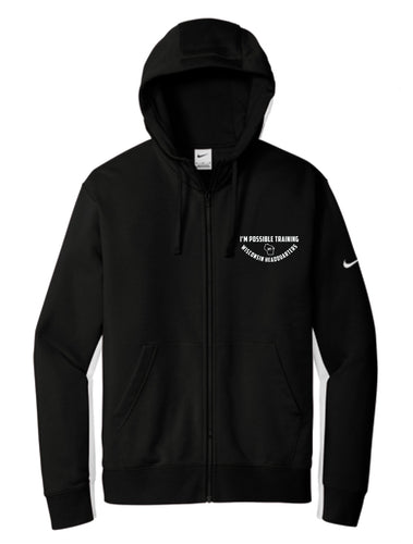 IPT - Nike Fleece Full Zip Hoodie (WI HQ Logo / 2 color options!)