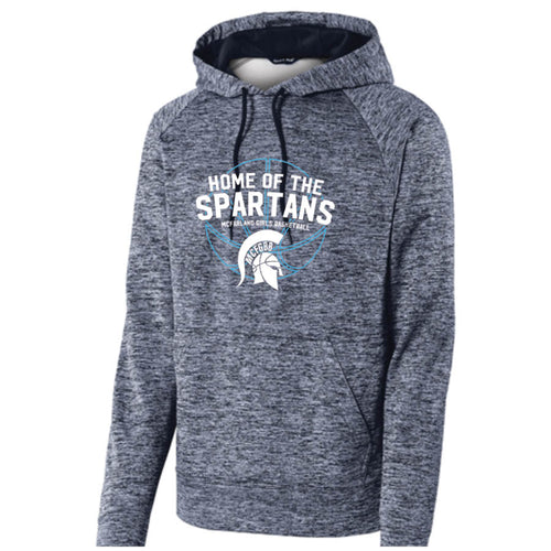 Home of the Spartans - Men's/Adult PosiCharge Fleece Hooded Pullover