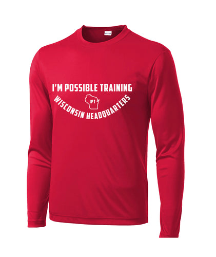 IPT - Sport Tek Long Sleeve Performance Shirt (WI HQ Full Logo / 4 color options!)