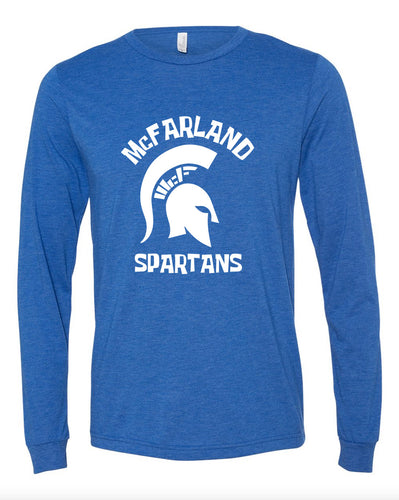 McF Schools - Unisex Bella  Long Sleeve Triblend Tee
